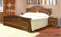Кровать 2-сп 160 Диана ( каркас) Мир Мебели — Фото 2