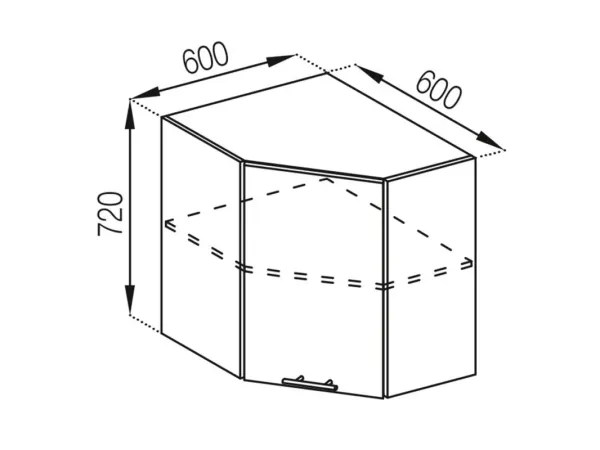 В 60x60 кухня Адель