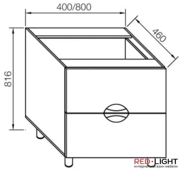 Н 40Ш LUX кухня Адель Люкс