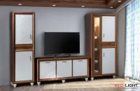 Пенал с витриной Вельвет Скай — Фото 2
