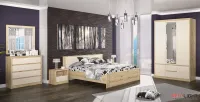 Доминика кровать 1600 (без ламелей) Мебель Сервис — Фото 2