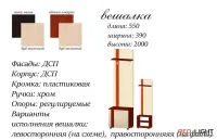 Прихожая Марго-1 (вешалка) — Фото 4