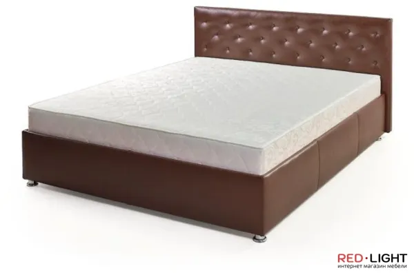 Кровать с мягким изголовьем Альфа-2 180