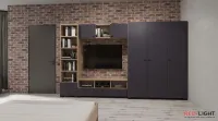 Шкаф 02 Х-Скаут (графит/дуб славония) — Фото 6