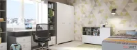 Пенал открытый 03 Х-Скаут (белый мат/серый) — Фото 3