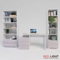 Пенал открытый 43 Х-Скаут (розовый/белый) — Фото 7