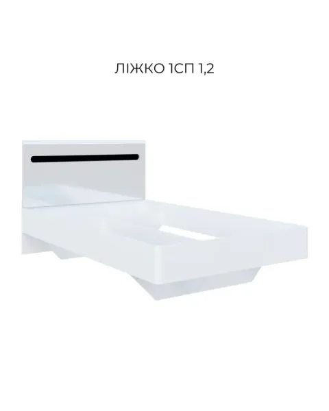 Кровать 120 Бьянко (каркас) МирМебели
