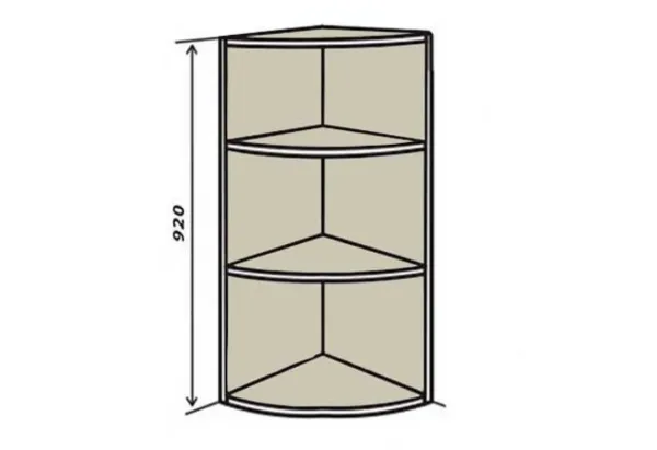 Interno верх полки модуль 56 R