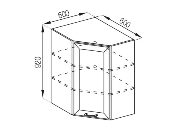 60x60 (h-920) Марго Мир Мебели