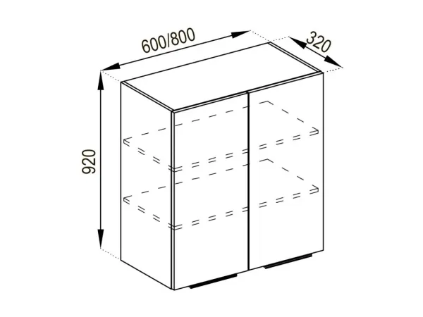 В 60 (h-920) Милана Мир Мебели