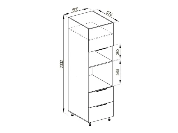 П 60 (h-920) Милана Мир Мебели