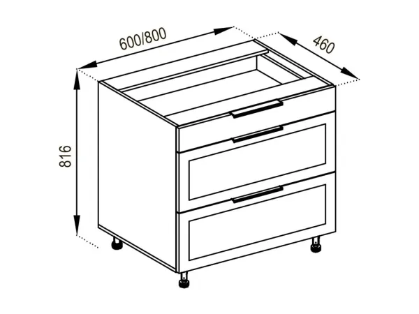 Н 60 3Ш (1+2) Lux Анна Мир Мебели