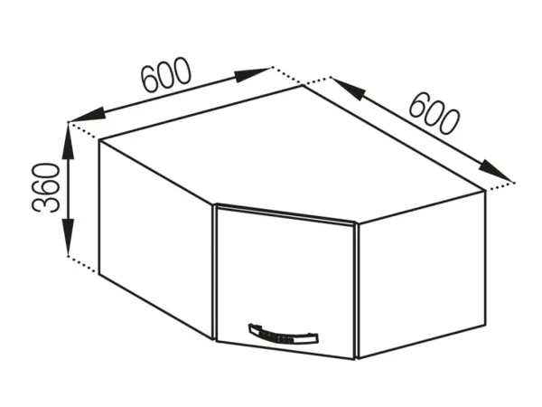 А 60x60 Оля МирМебели