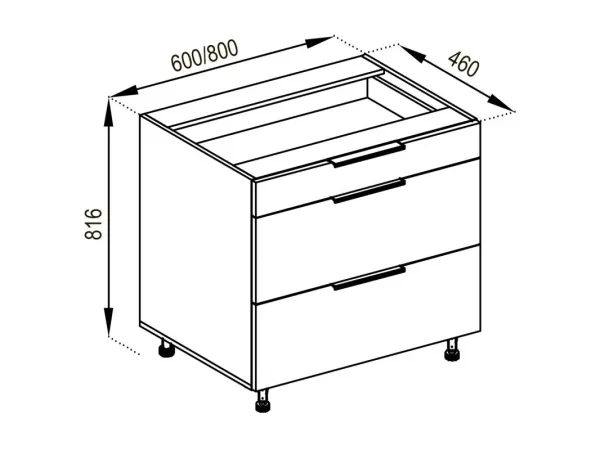 Н 80 3Ш (1+2) Lux Милана Мир Мебели