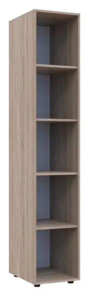 Этажерка к шкафам 38.2x49.5x203.4 Дуб сонома Гелар Doros