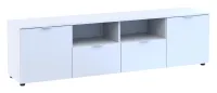 Комод 180х38х50 2 фасада 2 шухляды Белый Рон 4 Doros — Фото 4