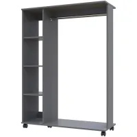 Гардеробная стойка Д1 100x41.6x129.4 Графит Doros — Фото 2