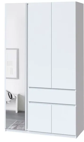 Шкаф 1221x520x2000 с зеркалом Брайт МастерФорм