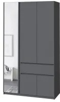 Шкаф 1221x520x2000 с зеркалом Брайт МастерФорм — Фото 2