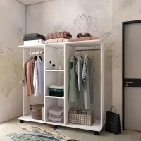 Гардеробная стойка Д3 130x40.6x121 Белый Doros — Фото 1