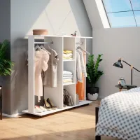 Гардеробная стойка Д3 130x40.6x121 Белый Doros — Фото 3