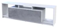 Стенка в гостиную 160x38x38 Белый/Бетон U1 Doros — Фото 3