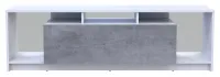 Стенка в гостиную 160x38x38 Белый/Бетон U1 Doros — Фото 4