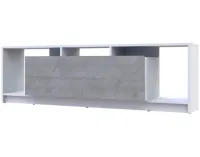 Стенка в гостиную 160x38x38 Белый/Бетон U1 Doros — Фото 5