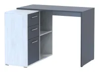 Офисный стол Т8 100х83х75 Белое дерево/Графит Doros — Фото 2