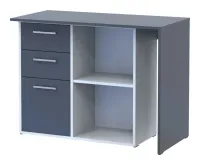 Офисный стол Т8 100х83х75 Белое дерево/Графит Doros — Фото 5
