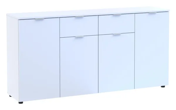 Комод 160х38х81 4 фасада 2 шухляды Белый Рон 7 Doros