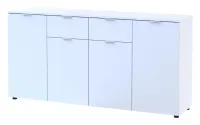Комод 160х38х81 4 фасада 2 шухляды Белый Рон 7 Doros — Фото 3