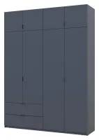 Распашной шкаф 180x50x240 Графит Лукас Doros — Фото 4