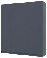 Шкаф для одежды 180х48х204 Графит Promo 2+2 ДСП Doros — Фото 2