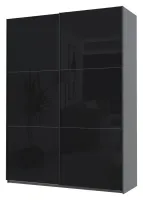 Шкаф-купе 180х60х240 G-Caiser Графит 2 стекла/3 части Doros — Фото 3