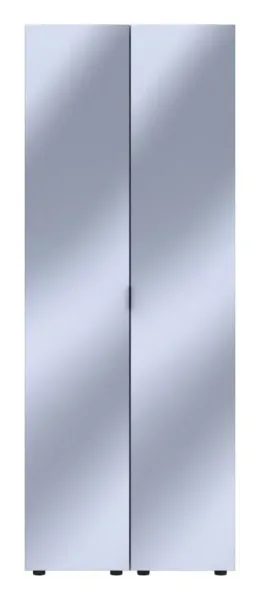 Шкаф для одежды 78x49.5x203.4 2 Зеркала Графит Гелар Doros