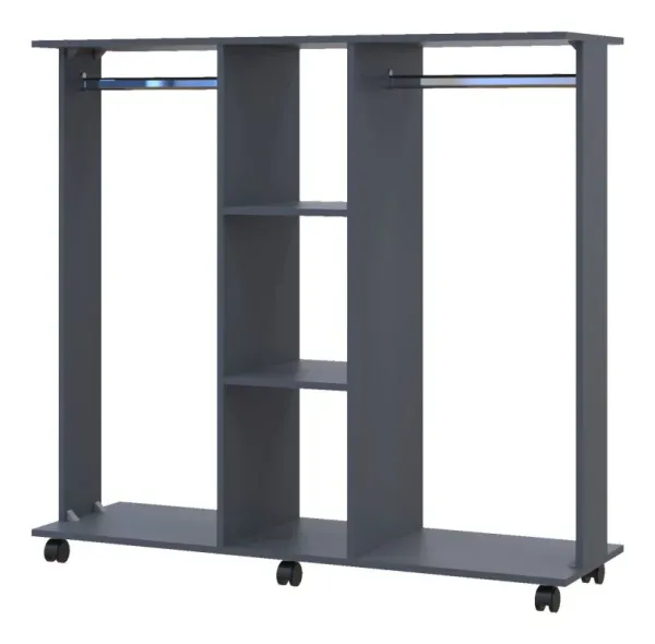 Гардеробная стойка Д3 130x40.6x121 Графит Doros