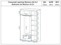 Шкаф Ш-3 Моника Пехотин — Фото 2