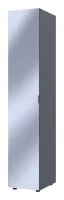 Шкаф для одежды 39x50x204 с зеркалом Графит Гелар Doros — Фото 5
