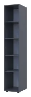 Шкаф для одежды 39x50x204 с зеркалом Графит Гелар Doros — Фото 6