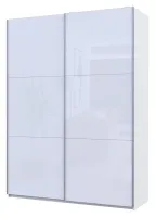 Шкаф-купе 180х60х240 G-Caiser Белый 2 стекла/3 части Doros — Фото 3