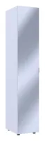 Шкаф для одежды 39x50x204 с зеркалом Белый Гелар Doros — Фото 1