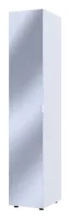 Шкаф для одежды 39x50x204 с зеркалом Белый Гелар Doros — Фото 3