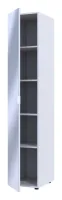 Шкаф для одежды 39x50x204 с зеркалом Белый Гелар Doros — Фото 4