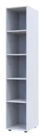 Шкаф для одежды 39x50x204 с зеркалом Белый Гелар Doros — Фото 6