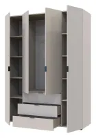 Шкаф для одежды 155x49.5x203.4 4 ДСП Кашемир Гелар Doros — Фото 4