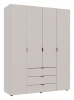 Шкаф для одежды 155x49.5x203.4 4 ДСП Кашемир Гелар Doros — Фото 9