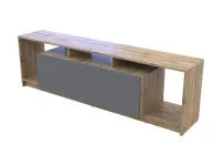 Стенка в гостиную 160x38x38 Тахо/Графит U1 Doros — Фото 2