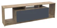 Стенка в гостиную 160x38x38 Тахо/Графит U1 Doros — Фото 3