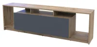 Стенка в гостиную 160x38x38 Тахо/Графит U1 Doros — Фото 5